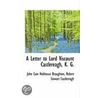 A Letter To Lord Viscount Castlereagh, K. G. door Baron John Cam Hobhouse Broughton