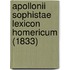 Apollonii Sophistae Lexicon Homericum (1833)