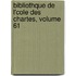 Bibliothque de L'Cole Des Chartes, Volume 61