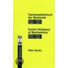 Birkhauser Pocket Dictionary Of Biochemistry door P. Reuter