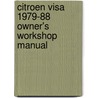 Citroen Visa 1979-88 Owner's Workshop Manual by Peter G. Strasman