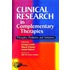 Clinical Research In Complementary Therapies