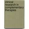 Clinical Research In Complementary Therapies door Wayne B. Jonas
