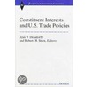 Constituent Interests And U.S.Trade Policies door Onbekend