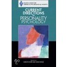 Current Directions in Personality Psychology door The American Psychological Societ (aps)