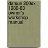Datsun 200sx 1980-83 Owner's Workshop Manual door Rik Paul
