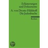 Die Judenbuche. Erläuterungen und Dokumente by Annette von Droste-Hulshoff