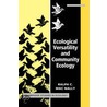 Ecological Versatility and Community Ecology door Ralph C. MacNally