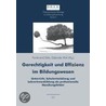 Gerechtigkeit und Effizienz im Bildungswesen by Unknown