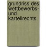 Grundriss des Wettbewerbs- und Kartellrechts door Friedrich L. Ekey