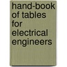 Hand-Book Of Tables For Electrical Engineers by John A. Roebling'S. Sons