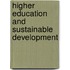 Higher Education And Sustainable Development