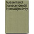Husserl And Transcendental Intersubjectivity