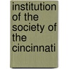 Institution of the Society of the Cincinnati door John Schuyler