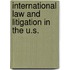 International Law and Litigation in the U.S.