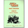 Land Rover Series 1 Parts Catalogues 1948-53 by Brooklands Books Ltd