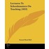 Lectures To Schoolmasters On Teaching (1833)