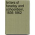 Letters of Faraday and Schoenbein, 1836-1862