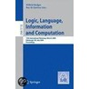 Logic, Language, Information And Computation door Onbekend