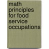 Math Principles For Food Service Occupations door Strianese/Strianese