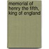 Memorial Of Henry The Fifth, King Of England