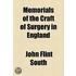 Memorials of the Craft of Surgery in England