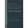 Morality, Responsibility, and the University door Steven M. Cahn