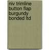 Niv Trimline Button Flap Burgundy Bonded Ltd by Zondervan