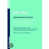 Ops 2010. Band 1. Systematisches Verzeichnis door Onbekend