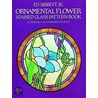 Ornamental Flower Stained Glass Pattern Book door Ed Sibbett Jr.