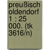 Preußisch Oldendorf 1 : 25 000. (tk 3616/n) door Onbekend