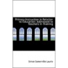 Primary Instruction In Relation To Education by Simon Somerville Laurie