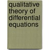 Qualitative Theory Of Differential Equations by V.V. Stepanov