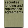 Securities Lending and Repurchase Agreements door Fabozzi Cfa