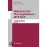 Sequences And Their Applications - Seta 2010 door Onbekend