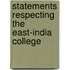 Statements Respecting The East-India College