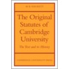 The Orignal Statutes of Cambridge University door M.B. Hackett