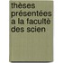 Thèses Présentées A La Facultè Des Scien