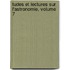 Tudes Et Lectures Sur L'Astronomie, Volume 7