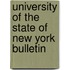 University of the State of New York Bulletin