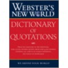 Webster's New World Dictionary Of Quotations door null Harraps
