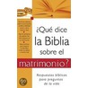 What the Bible Says about Marriage (Spanish) door Inc. Barbour Publishing