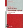 Advances In Information And Computer Security door Onbekend