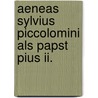 Aeneas Sylvius Piccolomini Als Papst Pius Ii. by Anton Weiss