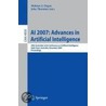 Ai 2007 - Advances In Artificial Intelligence door Mehmet A. Orgun