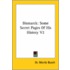 Bismarck: Some Secret Pages Of His History V2