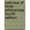 Calculus Of Finite Differences Fourth Edition door Boole George