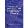 Case Studies In Information Technology Ethics door Richard A. Spinello