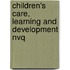 Children's Care, Learning And Development Nvq