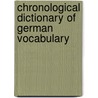 Chronological Dictionary of German Vocabulary by Elmar Seebold